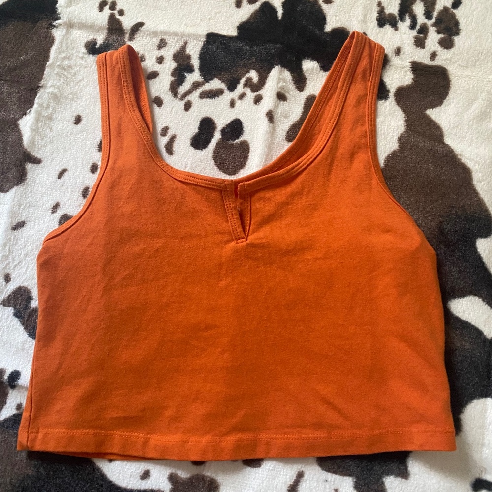 Orange Crop Tank